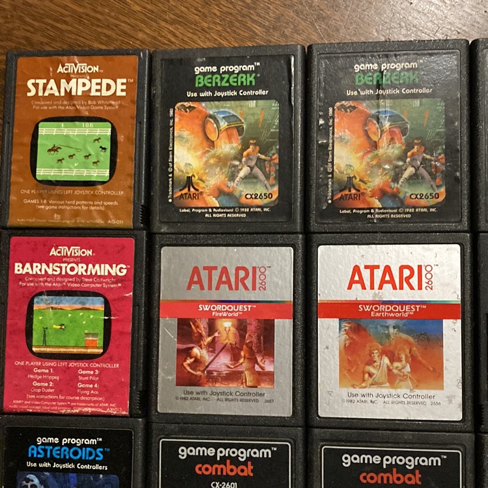 21 vintage Atari games, includes the earth dies Screaming 1983 - Picture 6 of 8